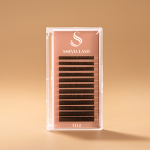 VELA Dusk Brown 0.07 – Deep Brown Volume Lash Extensions