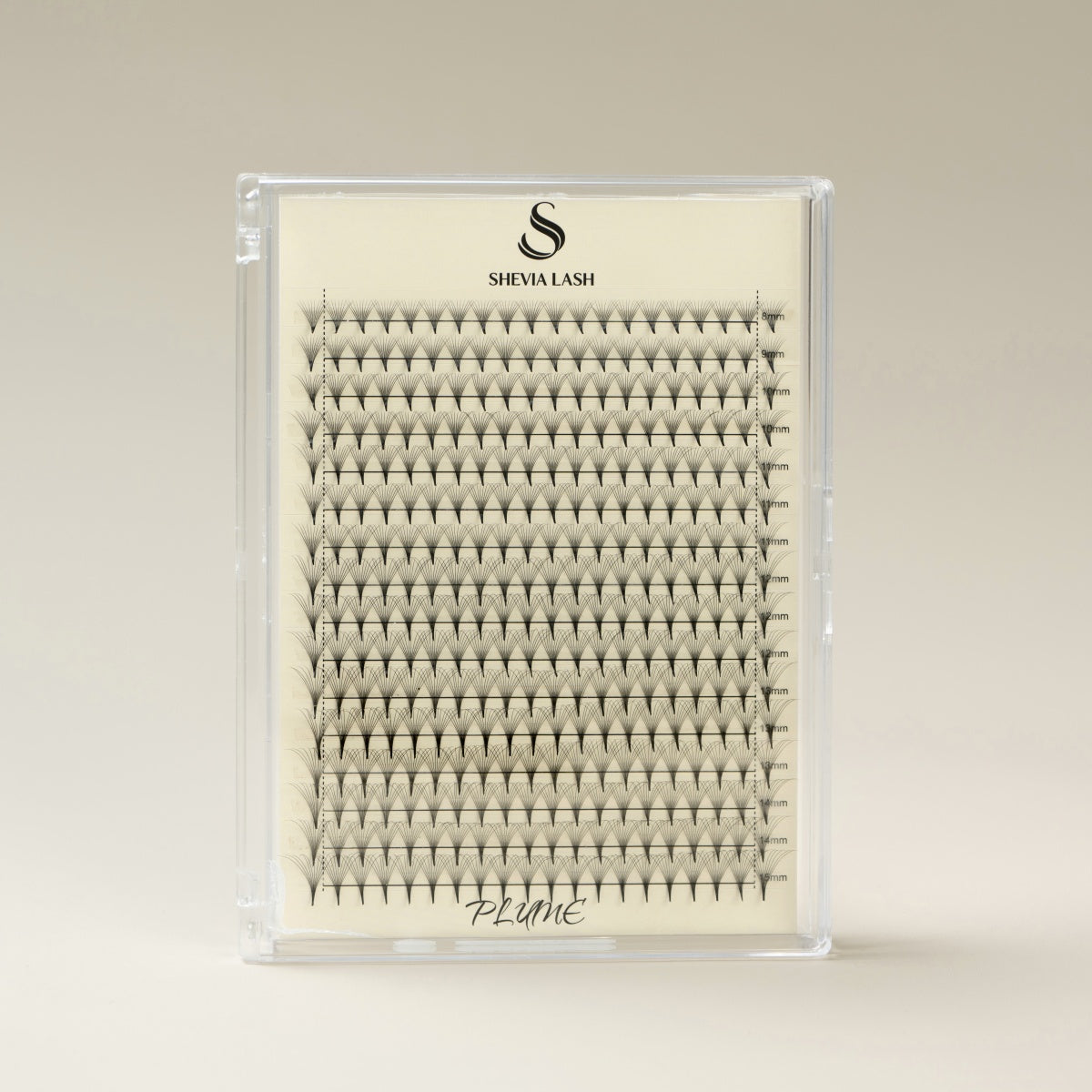 PLUME™ 10D Pointy Base Premade Fans