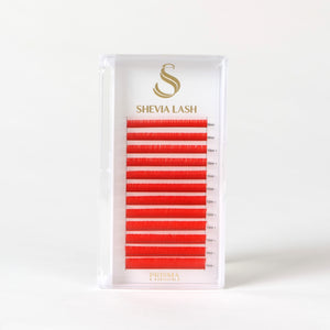 PRISMA Ruby Red 0.07 - Colored Volume Lash Extensions