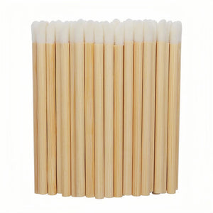 Lint Free Disposable Bamboo Lip Brush 50PCS
