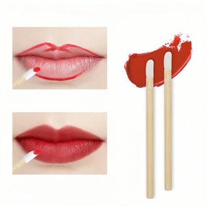 Lint Free Disposable Bamboo Lip Brush 50PCS