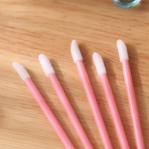 Lip Glossy Wands Lash Removal Brush 50 PCS