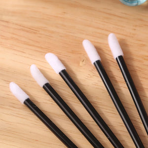 Lip Glossy Wands Lash Removal Brush 50 PCS
