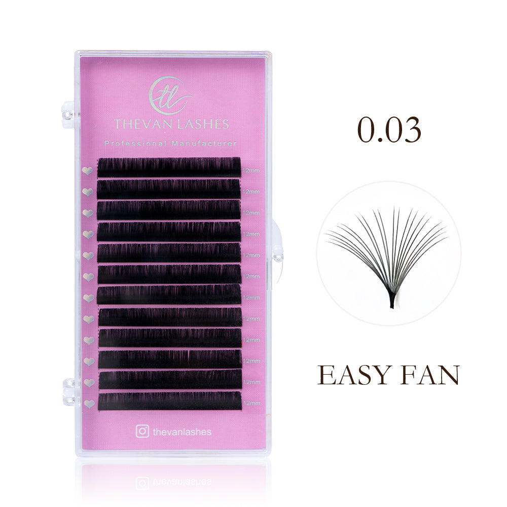 0.03 Easy Fan Eyelash Extension