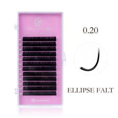 0.20 Ellipes Flat Double Tips Eyelash Extension