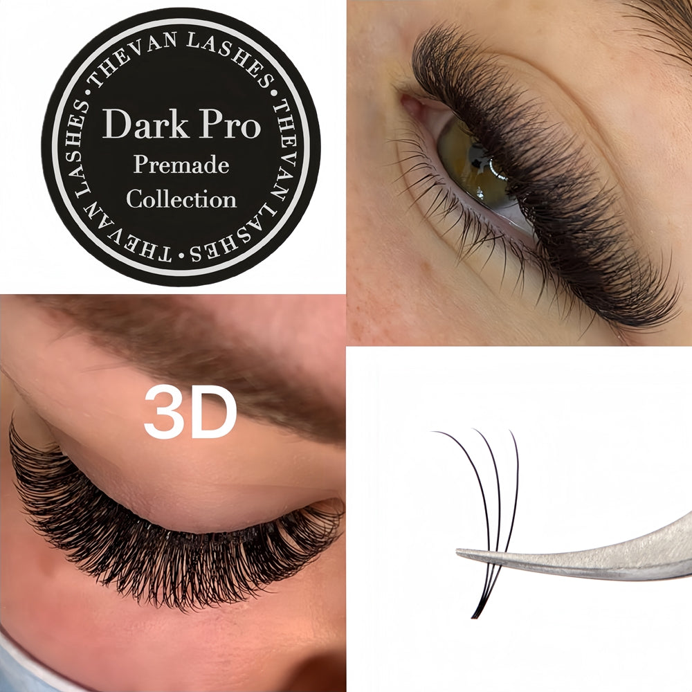 [Dark Pro] 3D Volume Premade Fans Short Stem