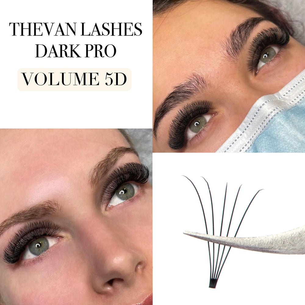 [Dark Pro] 5D Volume Premade Fans Short Stem