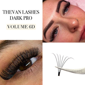 [Dark Pro] 6D Volume Premade Fans Short Stem