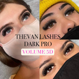 [Dark Pro] 5D Volume Premade Fans Short Stem
