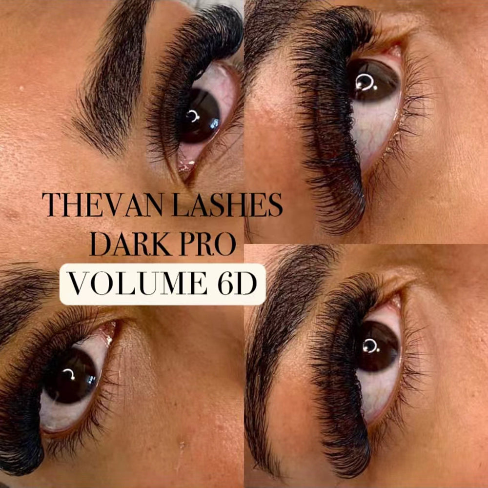 [Dark Pro] 6D Volume Premade Fans Short Stem