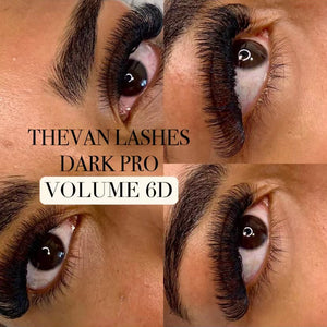 [Dark Pro] 6D Volume Premade Fans Short Stem
