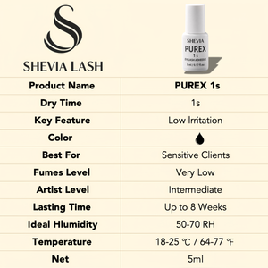 PUREX 1s Sensitive Professional Lash Adhesive