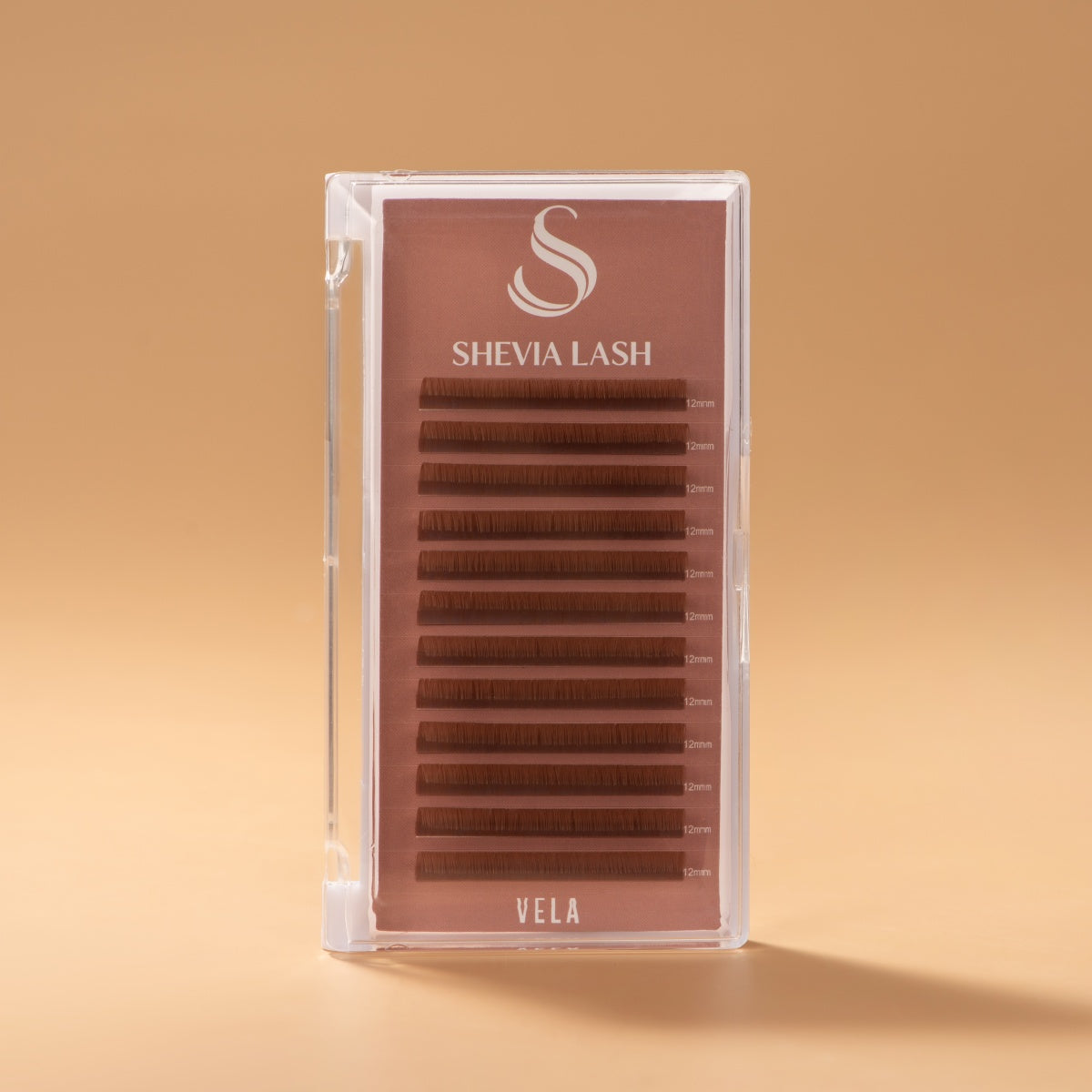 VELA Dawn Brown 0.07 – Soft Brown Volume Lash Extensions