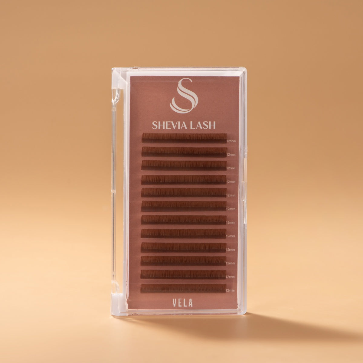 VELA Dawn Brown 0.07 – Soft Brown Volume Lash Extensions