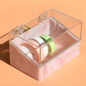CLEARBOX Acrylic Multi-Roll Lash Tape Cutter Case