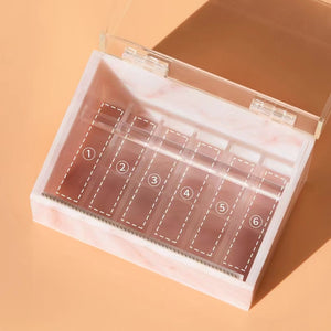 CLEARBOX Acrylic Multi-Roll Lash Tape Cutter Case