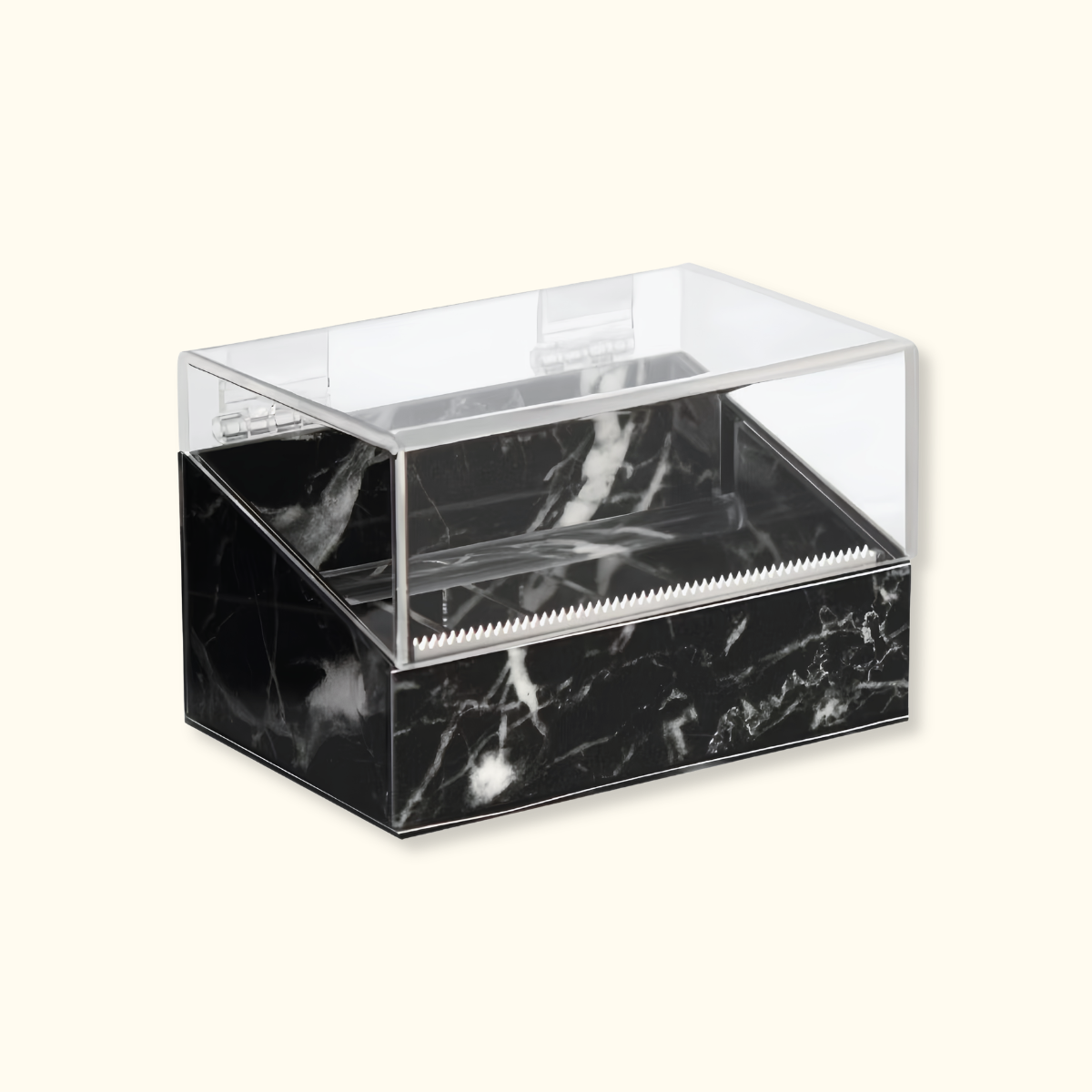 CLEARBOX Acrylic Multi-Roll Lash Tape Cutter Case