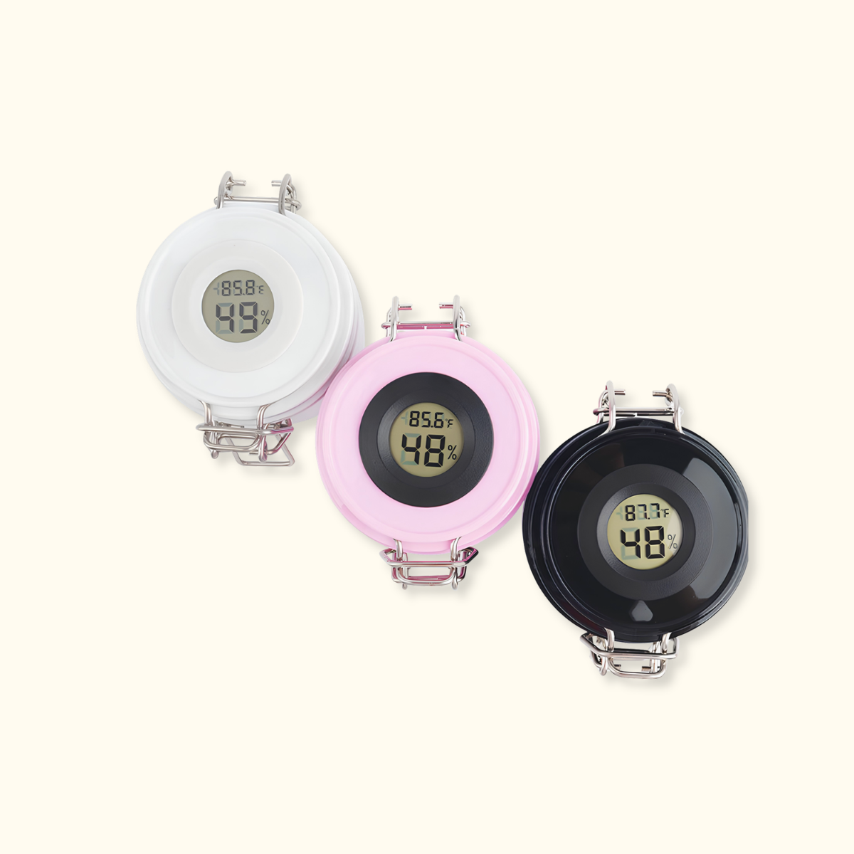 MONITORING Eyelash Glue Storage Tank – Temperature & Humidity Display