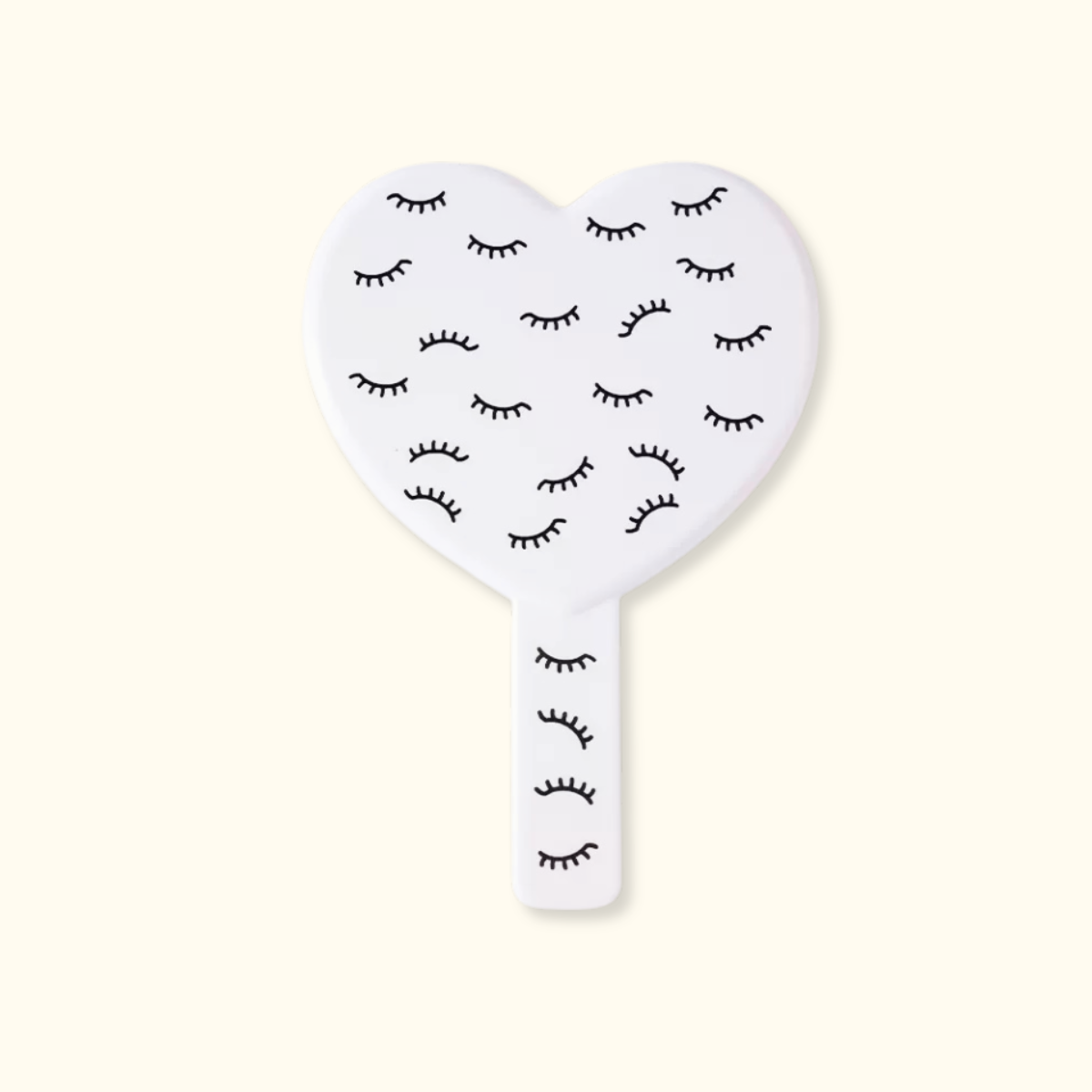 CLIENT-VIEW Heart-Shaped Handheld Lash Mirror