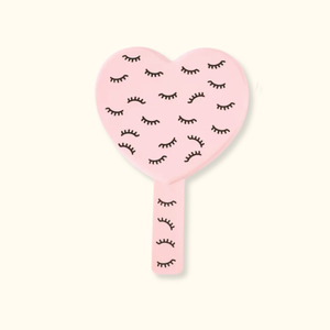 CLIENT-VIEW Heart-Shaped Handheld Lash Mirror