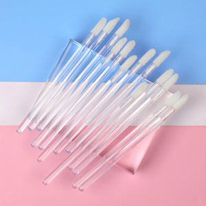 Clear Lip Glossy Wands Lash Removal Brush 50 PCS