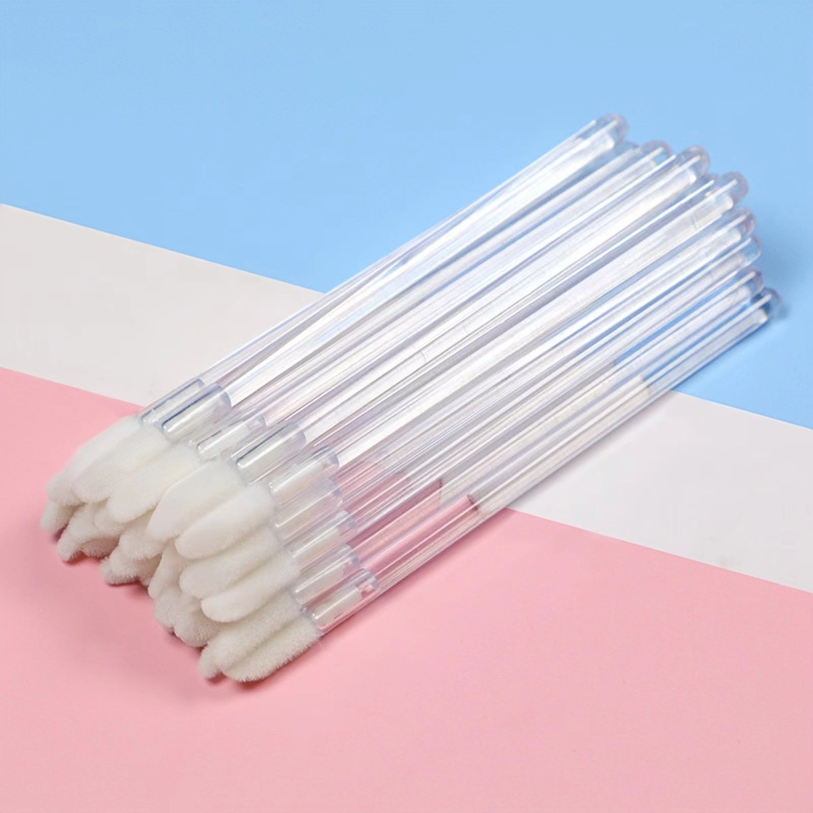 Clear Lip Glossy Wands Lash Removal Brush 50 PCS