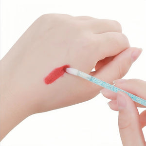 Crystal Handles Lip Glossy Wands Lash Removal Brush 50 PCS