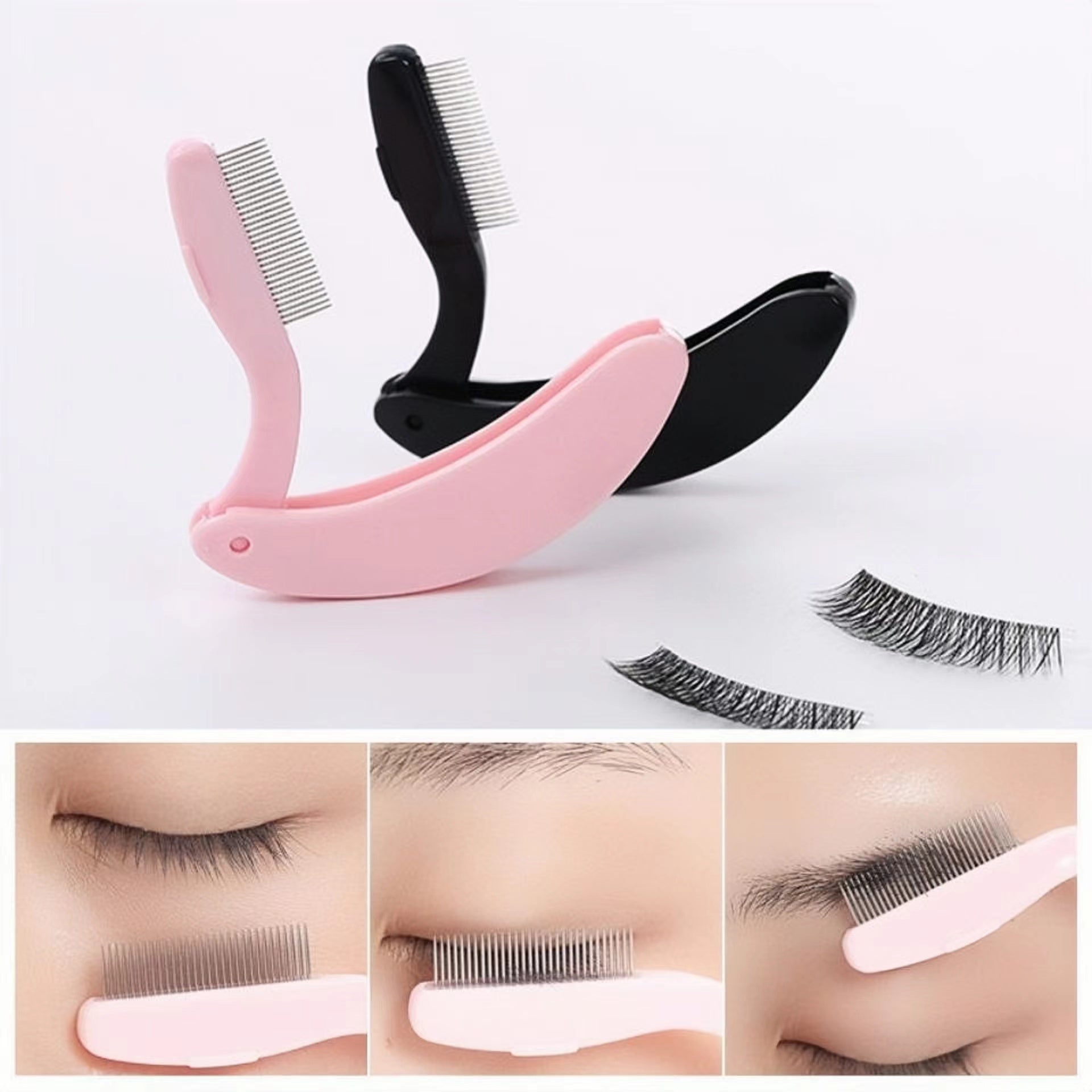 FOLDABLE Lash Spike & Brow Comb