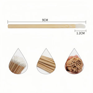 Lint Free Disposable Bamboo Lip Brush 50PCS