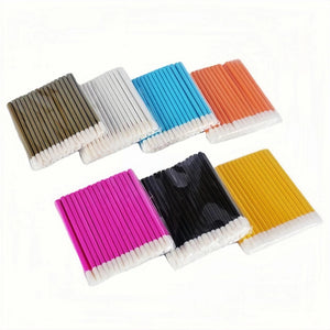 Lip Glossy Wands Lash Removal Brush 50 PCS