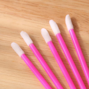 Lip Glossy Wands Lash Removal Brush 50 PCS