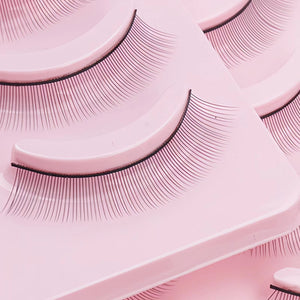 PRACTICE Pink Training Lashes – 5 Pairs