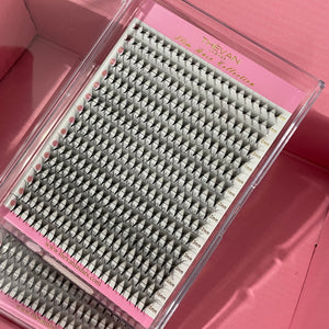XL Trays 14D Slim Base Premade Fans Mega Volume 16 Rows/320 Fans